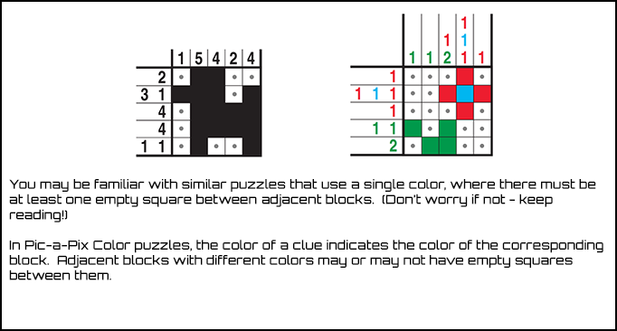Pic-a-Pix How To Play Page 2