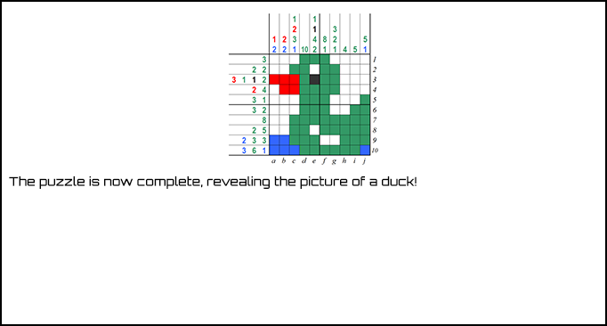 Pic-a-Pix How To Play Page 11