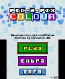 Pic-a-Pix 3DS Home Screen