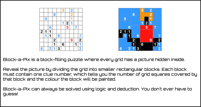 Block-a-Pix How To Play Page 1